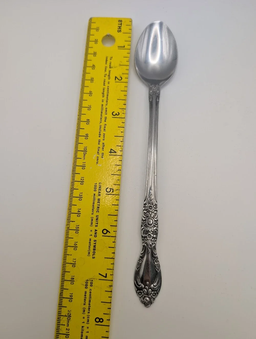 Vtg Oneida Northland Stainless Carolina Iced Tea Spoons 7.5